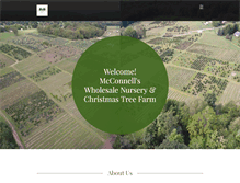 Tablet Screenshot of mcconnellsnursery.com